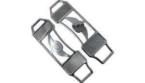 Covingtons Customs Covingtons Custom Diamondback Floorboards for Harley Davidson - Chrome