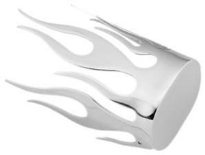 ForceWinder Show Off Cover for ForceWinder Filters - Flames Chrome