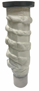 Bassani 12.25"x2.25" Quiet Baffle for Bassani Short Megaphone Mufflers Mild Steel