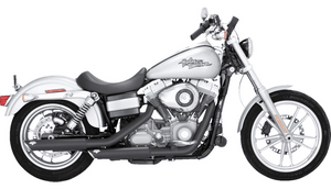 Vance & Hines 3" Twin Slash Slip-On Mufflers for '91-09 Harley Davidson FXD Dyna Models - Black