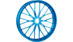 Arlen Ness Y-Spoked Forged Wheels - Blue Anodized