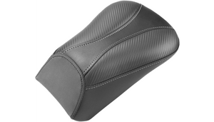 Saddlemen Dominator Passenger Pillion for '00-06 Softail Models - Gray Stitching