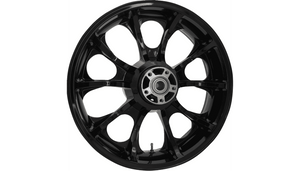 Coastal Moto Largo 3D Precision Cast 3D 18" Rear Wheel with ABS for '09-22 Harley Davidson Touring - Black