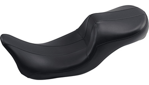 LePera Maverick Daddy Long Legs Seat for '08-Up Harley Davidson Touring - Black w/ HR Carbon Fiber Inlay (Not for '24-Up FLHX/FLTR Models)