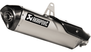 Akrapovic Titanium Slip-On Line Muffler for '21-Up Triumph Tiger Models