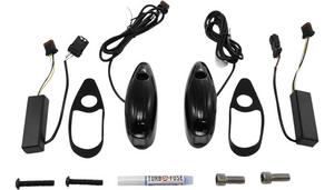 Custom Dynamics ProBEAM Road Glide Turn Signals for '15-Up Harley Davidson FLTR Models - Gloss Black/Smoke