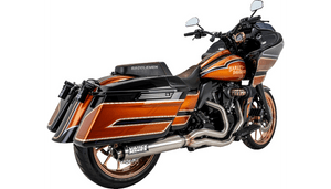 Vance & Hines 2-into-1 Supersport Exhaust System for '17-Up Harley Davidson Touring Models - Stainless
