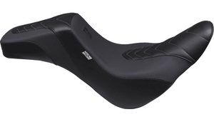 Mustang Squareback Signature Series Seat by Kodlin for '18-Up Harley Davidson Low Rider, Low Rider S, Low Rider El Diablo & '18-21 Sport Glide
