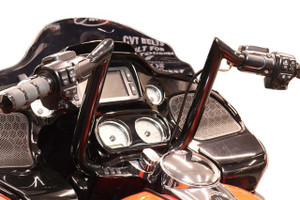 TAB Performance Folsom Prison Series Handlebars for '15-Up Harley Davidson Road Glide FLTR - 16" Black