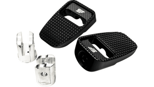 SlyFox Billet Front Footpegs for '18-Up Harley Davidson Softail Models, ELW & Pan America - Black