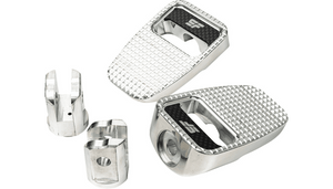 SlyFox Billet Front Footpegs for '18-Up Harley Davidson Softail Models, ELW & Pan America - Polished