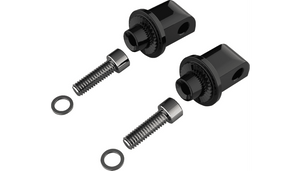 Ciro Passenger Peg Adaptors for Indian Chief, Chieftain, Roadmaster, Springfield and Challenger - Black