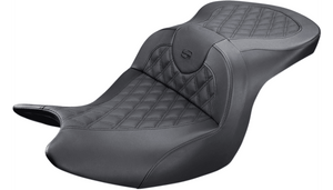 Saddlemen Roadsofa Seat for '18-24 Honda Goldwing - Black Lattice Stitch