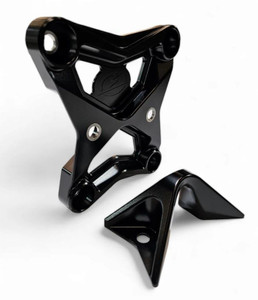 Elektric Offroad Designs EOD Radius Rod Plate with Tow Hook for '17-21 Can Am X3 Maverick - Black Finish
