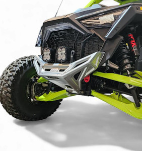 Elektric Offroad Designs Machined Billet Front Winch Bumper for '22-24 Polaris RZR Pro R/ Turbo R (Clear Hard Anodize)