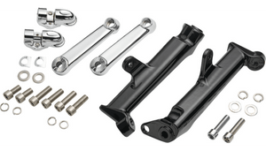 Ciro Standard Driver Floorboard Highway Peg Mounts for '09-24 Touring - Chrome
