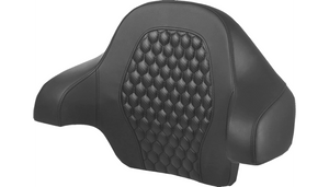 Saddlemen Honeycomb King Tour-Pak Backrest Pads for '14-24* Harley Davidson Touring Models (Select Stitching Color)