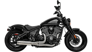 Bassani 2-into-1 Exhaust System for '22-Up Indian Chief Models - Stainless Steel