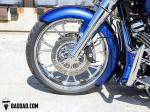 Bad Dad Color Matched 21 Wrapped Front Fender for '14-23 Harley Davidson Touring - 21"