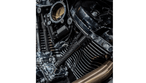 Slyfox Carbon Fiber Pushrod Covers for '17-Up Harley Davidson Milwaukee Eight Engines