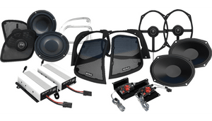 Wild Boar 800 W Audio Amplifier/Speaker Kit w/ Cut in Lid for '15-23 Harley Davidson Road Glide Models