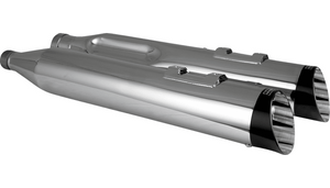 Vance & Hines 450 Razorback Mufflers for '17-Up Harley Davidson Touring Models (Select Finish)