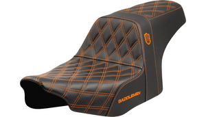 Saddlemen Pro Series SDC Performance Grip Seat without Driver Backrest for '24-Up Harley Davidson Steet Glide and Road Glide and '23-24 CVO FLHXSE, CVO FLTRSE (Select Stitching Color)