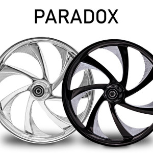 RC Components Paradox Forged Billet Wheels for Harley Davidson Softail, Dyna, Sportster and V-Rod Models (Select Finish)
