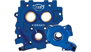 S&S Cycle TC3 Oil Pump and Cam Support Plate Kit for '07-17 Harley Davidson Twin Cam Touring and Softail, and '06-17 Dyna (except 2017 touring models)