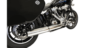 Bassani 4" Slip-On Muffler with 2.50" Baffle Core for '25-Up Harley Davidson Softail Low Rider S FXLRS, Low Rider ST FXLRST, Street Bob, Heritage Classic - 49-State (Select Finish) 