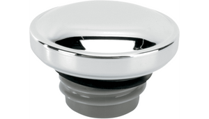 Drag Specialties Screw In Gas Cap for '99-25 Harley Davidson Big Twin, L96-22 XL (Except FLHT/​FLTR, RH SPORTSTER) - RH Vented Chrome