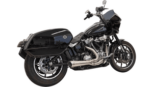 Bassani 2-into-1 Ripper Exhaust System for '25-Up Harley Davidson Softail Low Rider ST FXLRST and Heritage Classic FLHC - Short Stainless