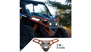 Ravek Front Bumper/Skid Plate with Lights for '24-Up Polaris RZR XP 1000 Models (Select Finish)