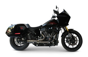Two Brothers Shorty Turnout 2:1 Exhaust Systems for '25-Up Harley Davidson Softail Low Rider ST and Heritage Models (Select Finish)