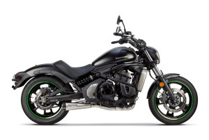 Two Brothers Racing Comp-S 2-into-1 Full Exhaust System for '15-24 Kawasaki EN650 Vulcan S (Select Finish)