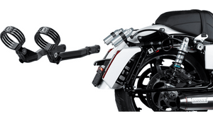 Legend Suspension REVO ARC Billet Remote Reservoir External Mounts for '14-25 Harley Davidson CVO and '24-25 FL Models (equipped with filler panel taillights) Select Finish