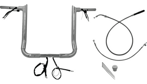 Fat Baggers EZ Install 1.5" Pointed Top Handlebars for '24-Up Harley Davidson Street Glide Models and '23-24 FLHXSE CVO Street Glide (Select Height and Finish)