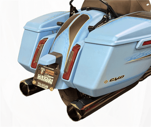 TAB Performance 4.5 inch BAM Sticks for '17-Up Harley Davidson Touring Models - Torched Chrome