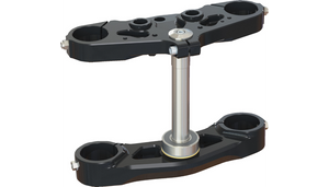 Hawg Halters X-21 Bolt-On Triple Tree Kit for '23-25 Harley Davidson FLHXSE CVO Street Glide and FLTRXSE CVO Road Glide - 62 mm - Black Anodized