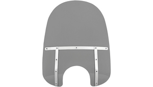 CLEARANCE Memphis Shades Fats Windshield - Black Smoke - 21" Tall - 7" Cutout