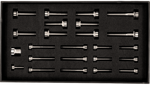 Trask Bitchin Bolts Transmission Bolt Kit for '17-25 Harley Davidson Touring and H-D FL Trike - Grade 5 Titanium 