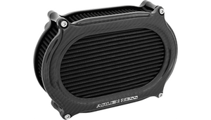 Arlen Ness Stage 2 Air Cleaner Kit for '24-Up Harley Davidson Street Glide, Road Glide, '23-25 FLHXSE/​FLTRXSE, '25 Softail - Carbon Fiber/Black