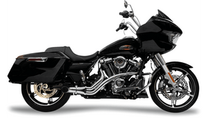 Trask Performance 2 into 1 BMF Exhaust System for '17-Up Harley Davidson Touring Models (Select Finish)