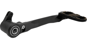 Gilles Tooling Adjustable Rear Brake Lever for '14-25 Harley Davidson Touring and Trike - Black/Gold