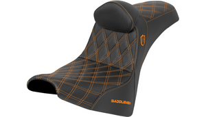 Saddlemen Pro Series SDC Performance Grip Seats for '18-Up Harley Davidson Street Bob FXBB and Standard FXST Models (Select Stitching Color)