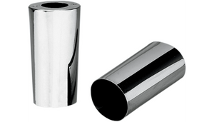 Drag Specialties Fork Slider Covers for '48-98 Harley Davidson FL Touring and '86-99 Softail Models (Stock Length) Select Finish