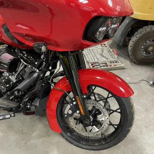 Hogworkz Color Matched 19" Wrapped Front Fender for '96-25 Harley Davidson Touring (Select Color)