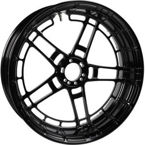 Arlen Ness Forged Billet Flatline Front Rim for Harley Davidson Models - 19"x 3.25" Black Anodized (Hub Sold Separately)