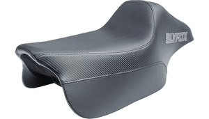 Slyfox Race Seat for '08-25* Harley Davidson Touring Models with Gray Logo - Low Style