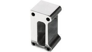 Terry Components Oil Filler Spout Spacer Block '93-06 Harley Davidson Touring - Chrome 